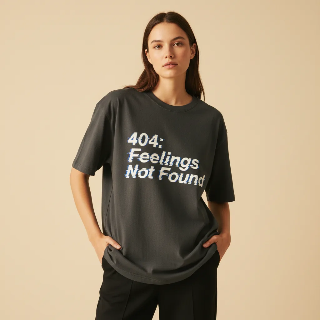 404 Not Found Tee on model