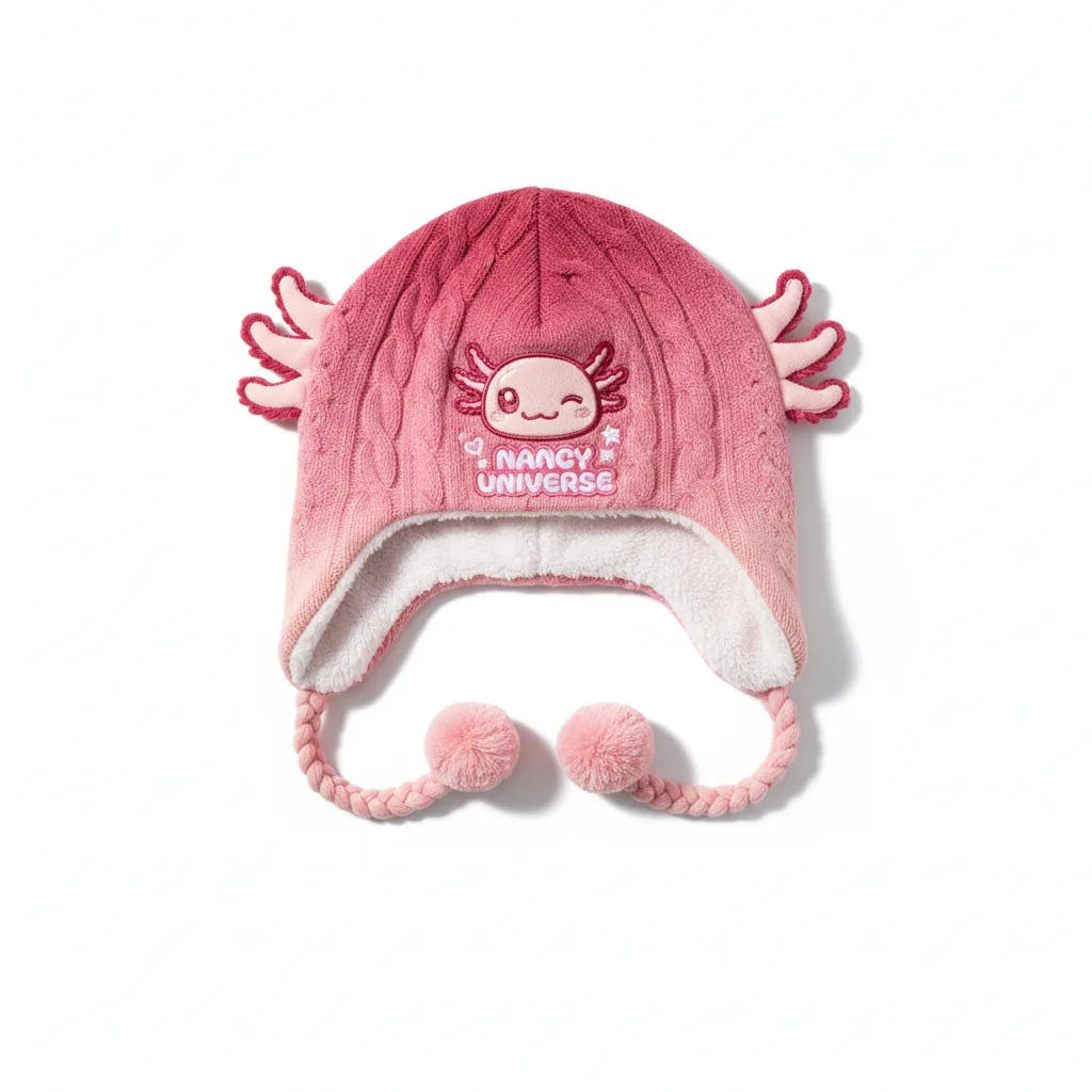 Axolotl Ear Flap Hat