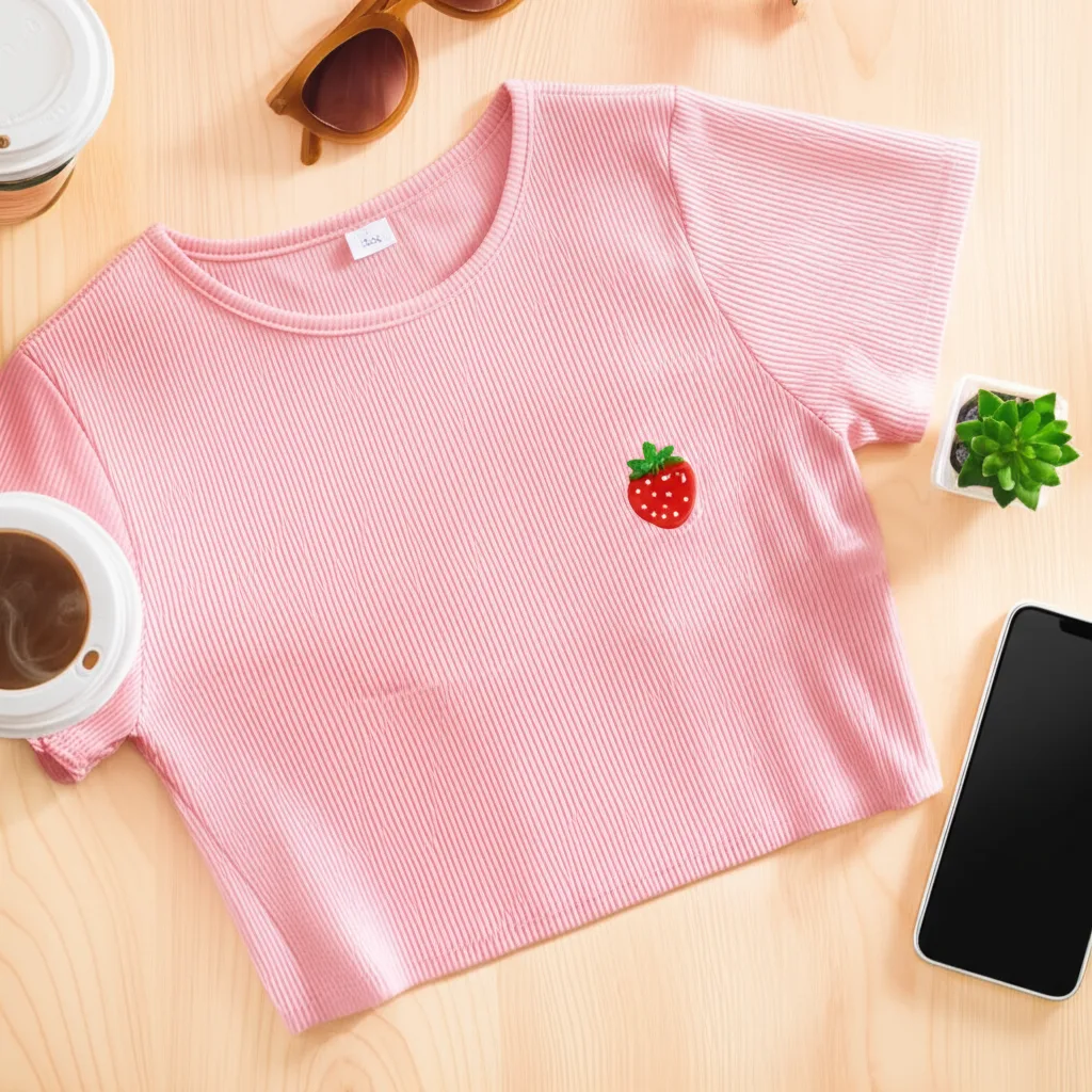 Berri Crop Top flatlay