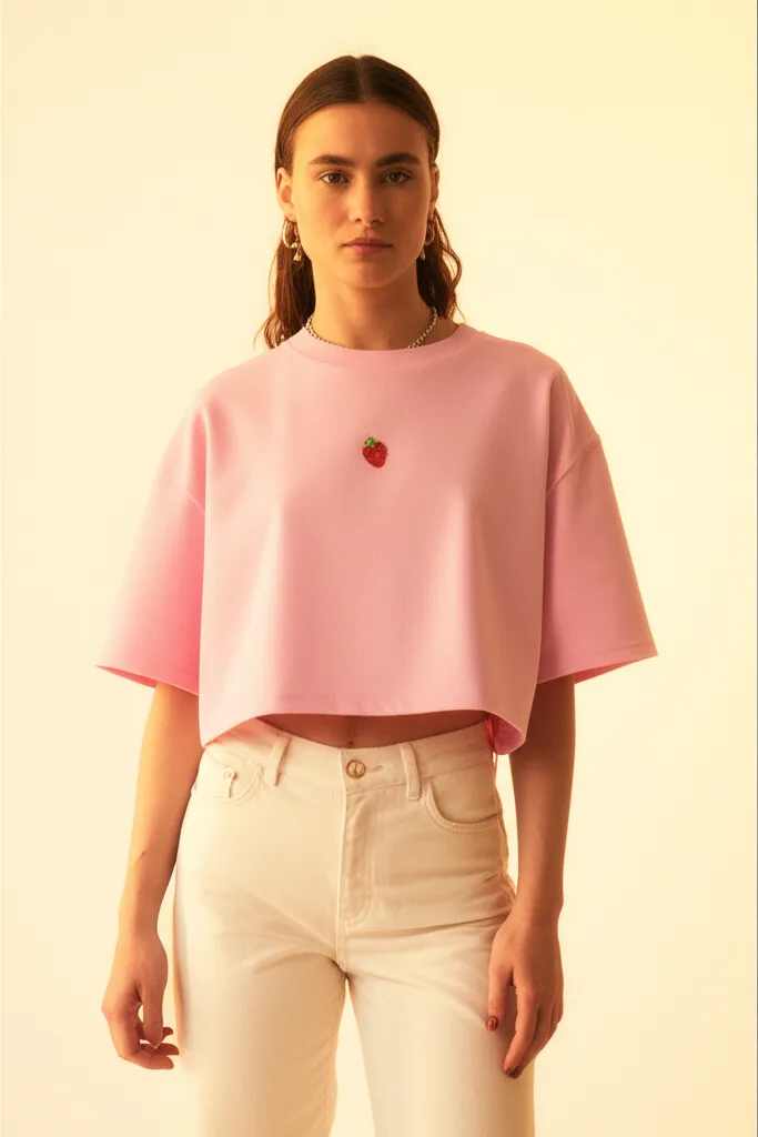 Berri Crop Top model