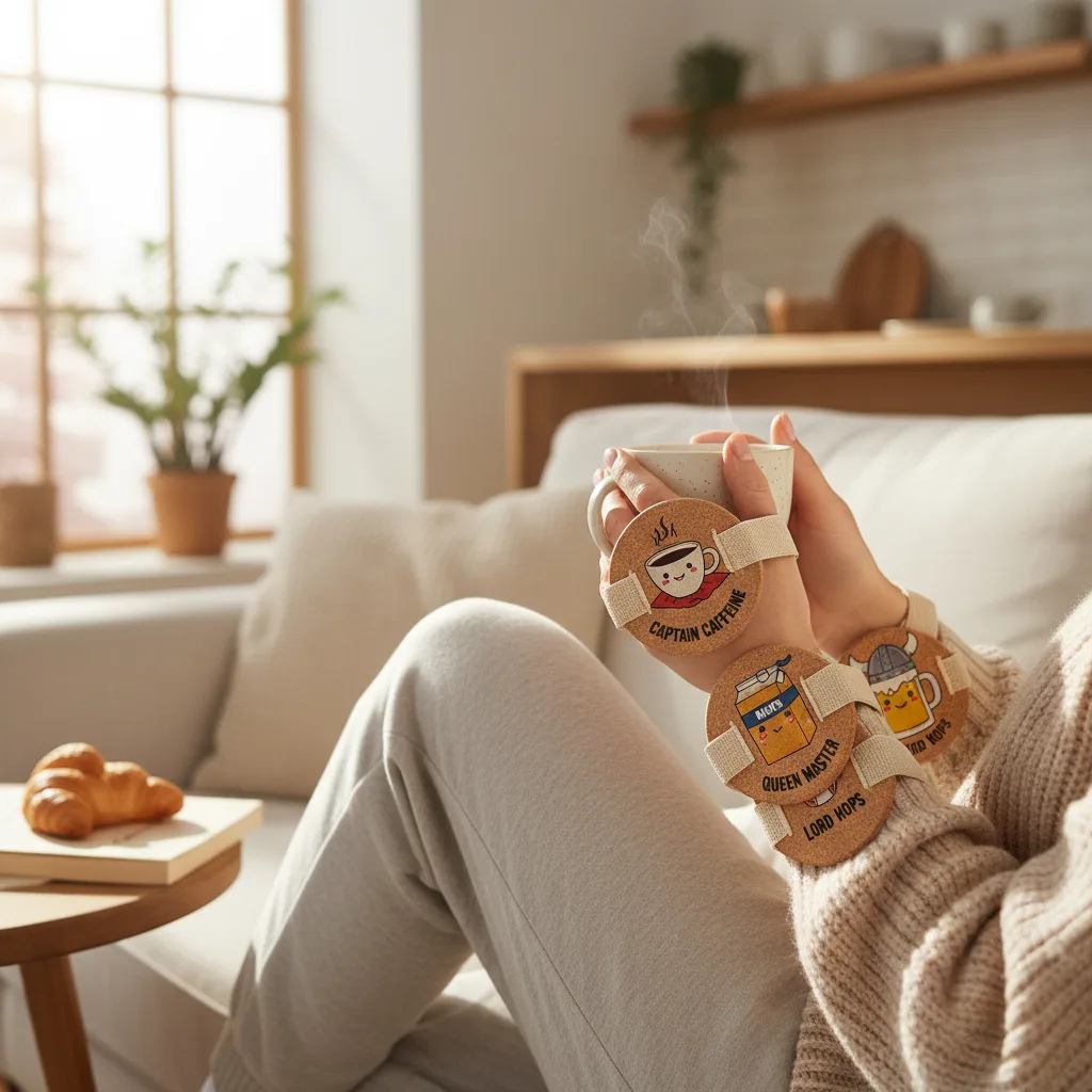 Boba Coaster Set lifestyle