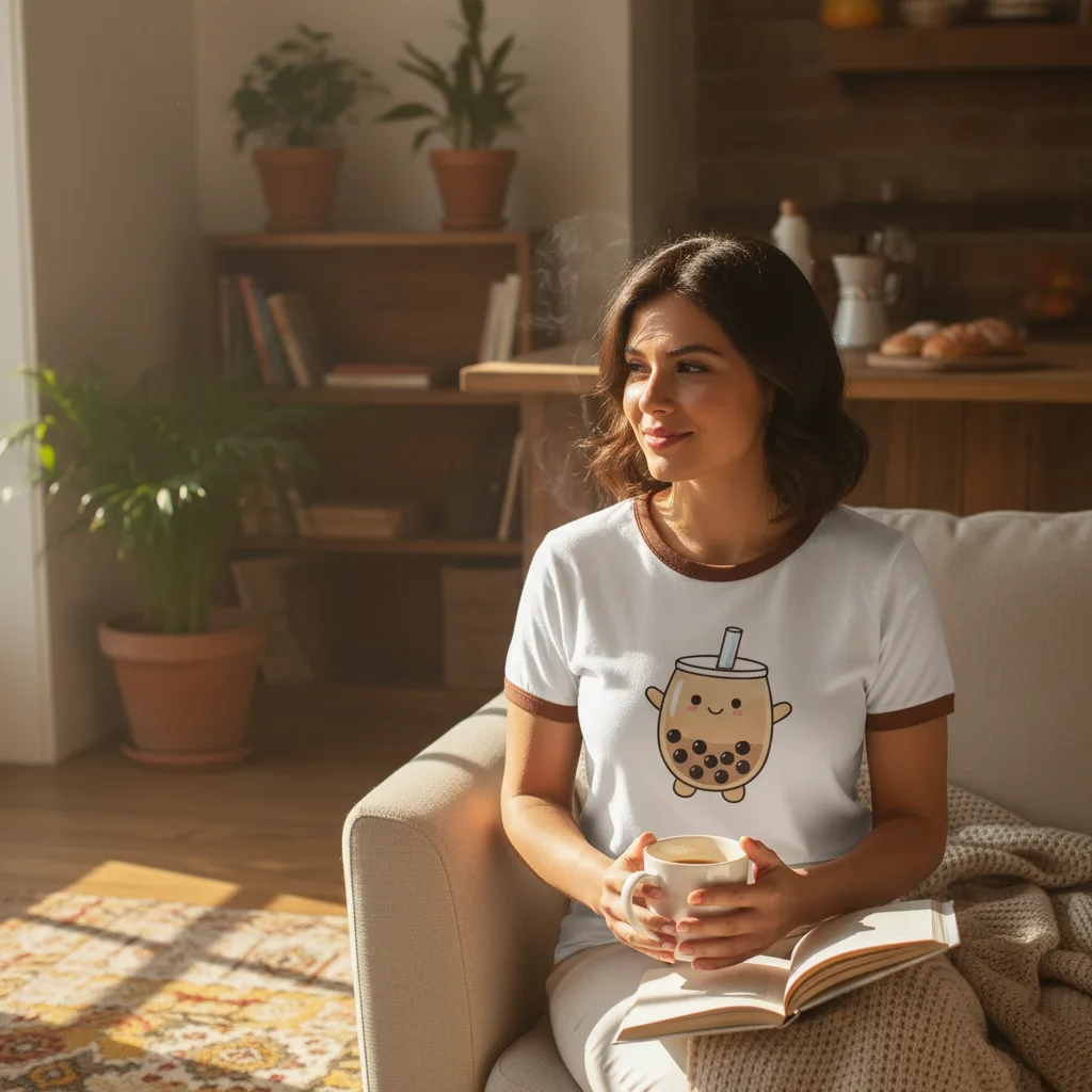 Boba Ringer Tee lifestyle