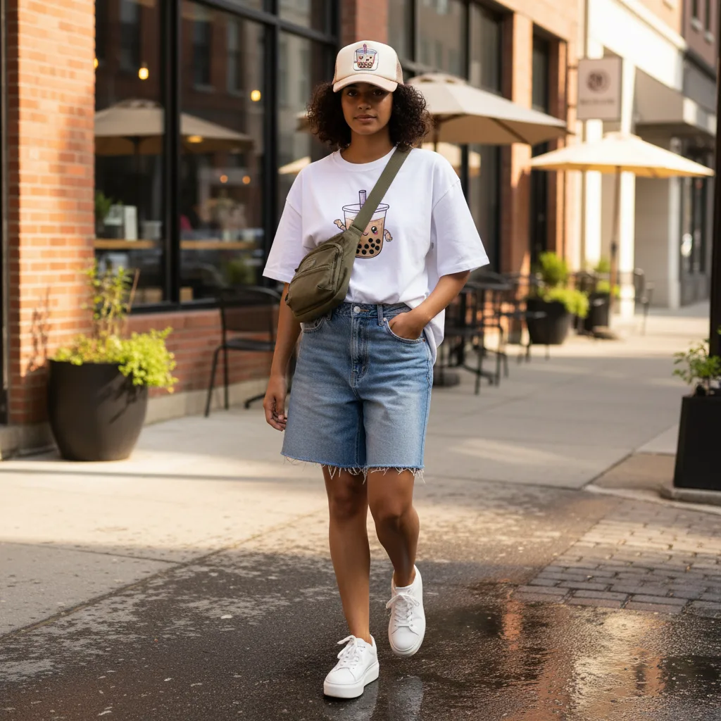 Boba Trucker Hat street style
