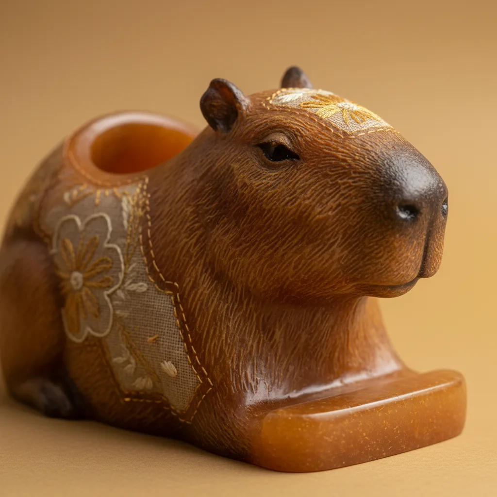 Capybara Desk Organizer detail close-up