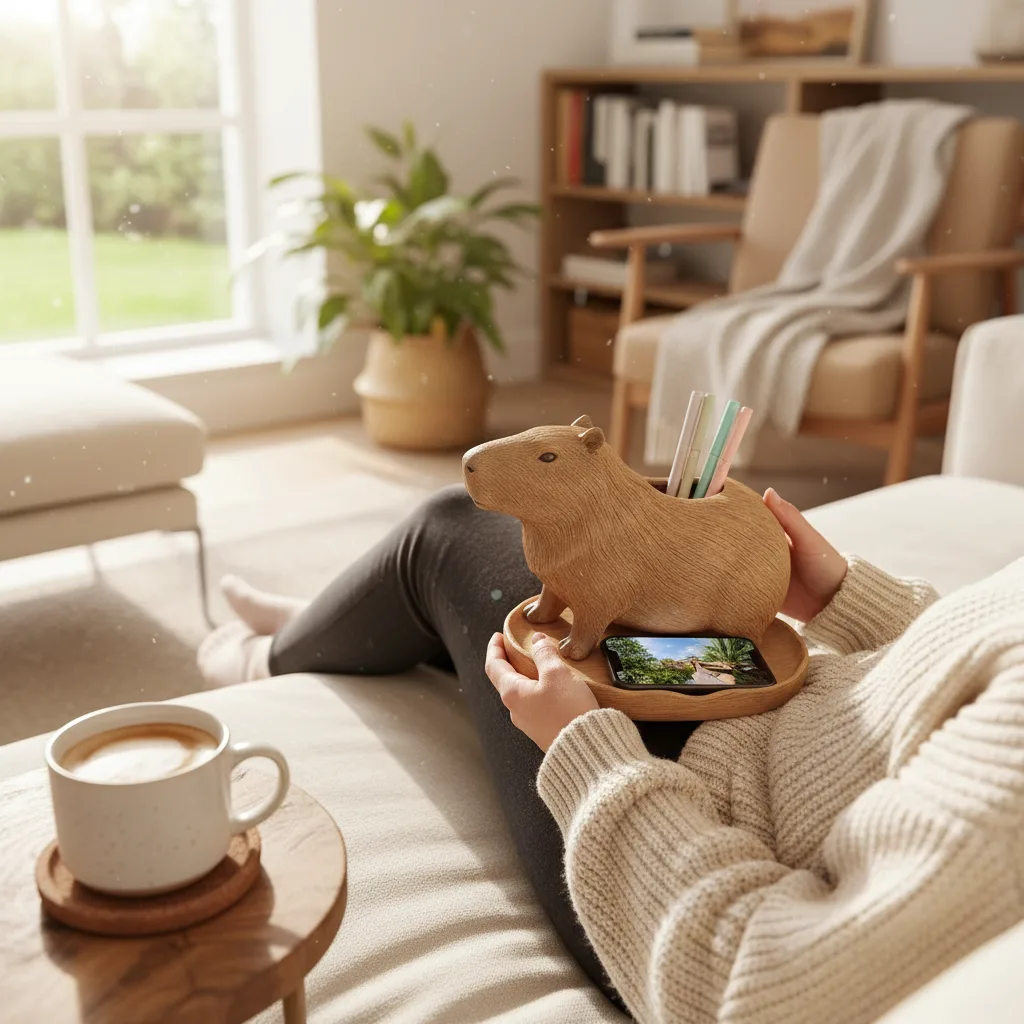 Capybara Desk Organizer lifestyle