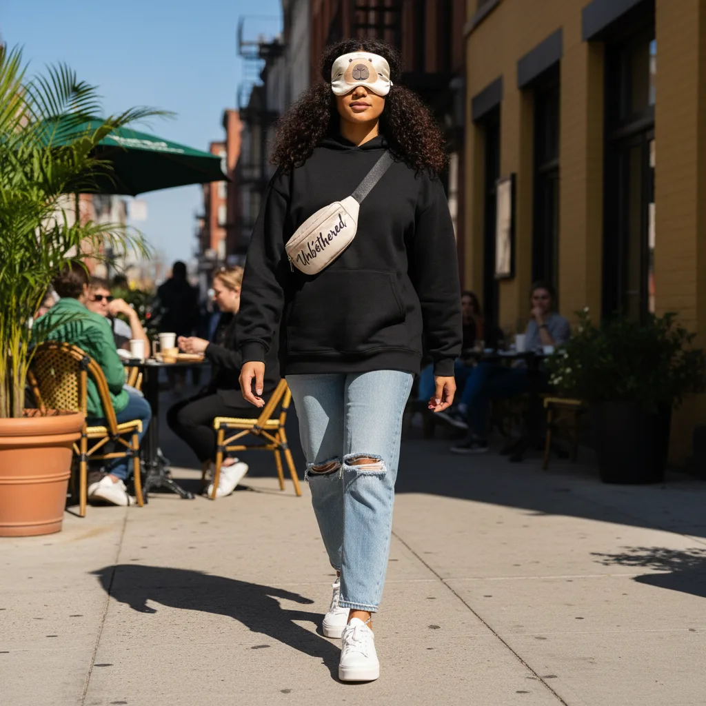 Capybara Sleep Mask street style