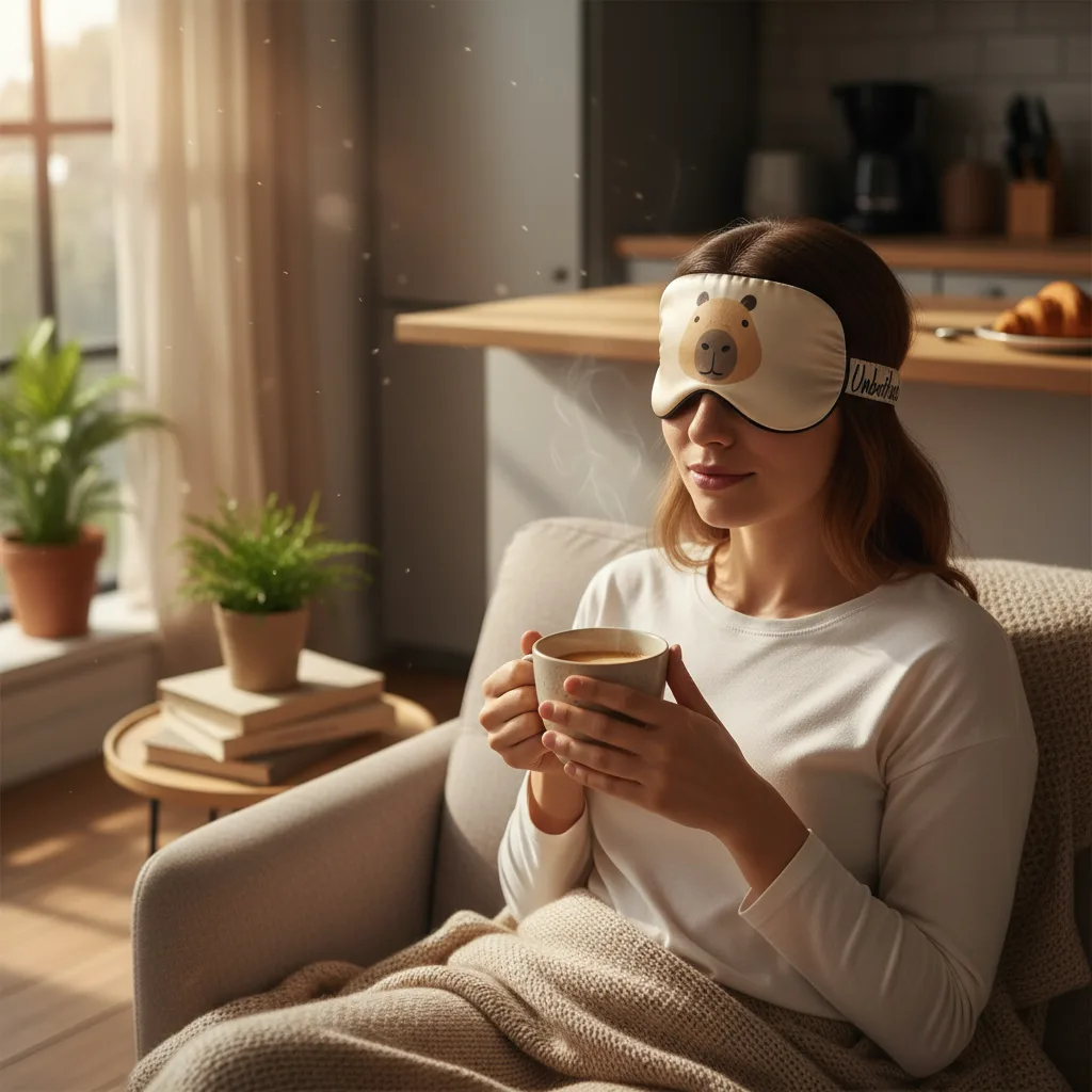 Capybara Sleep Mask lifestyle