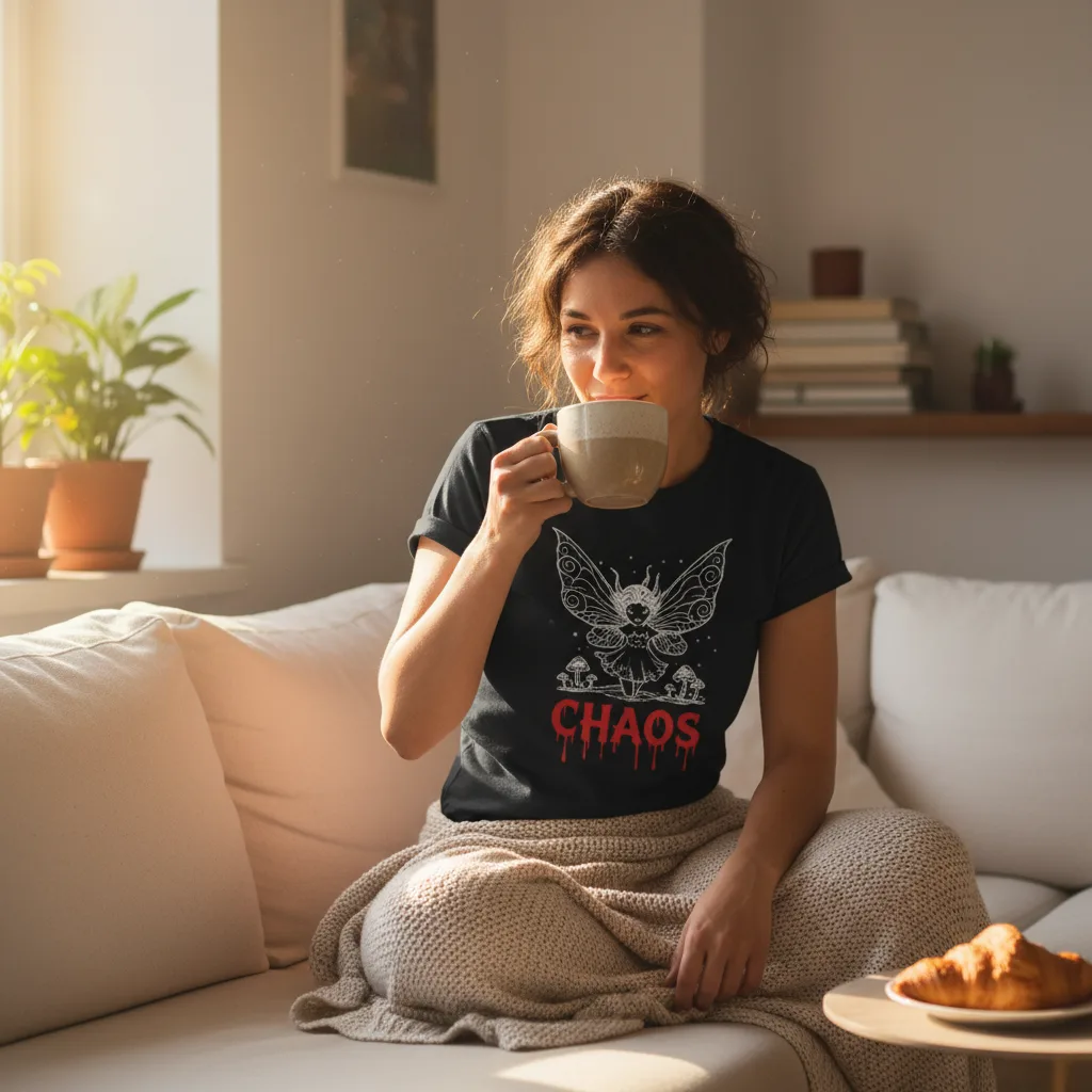 Chaos Fairy Tee lifestyle