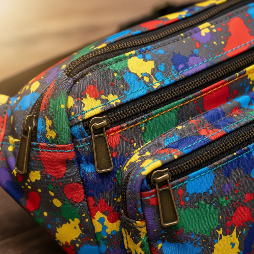 Chaos Fanny Pack detail close-up