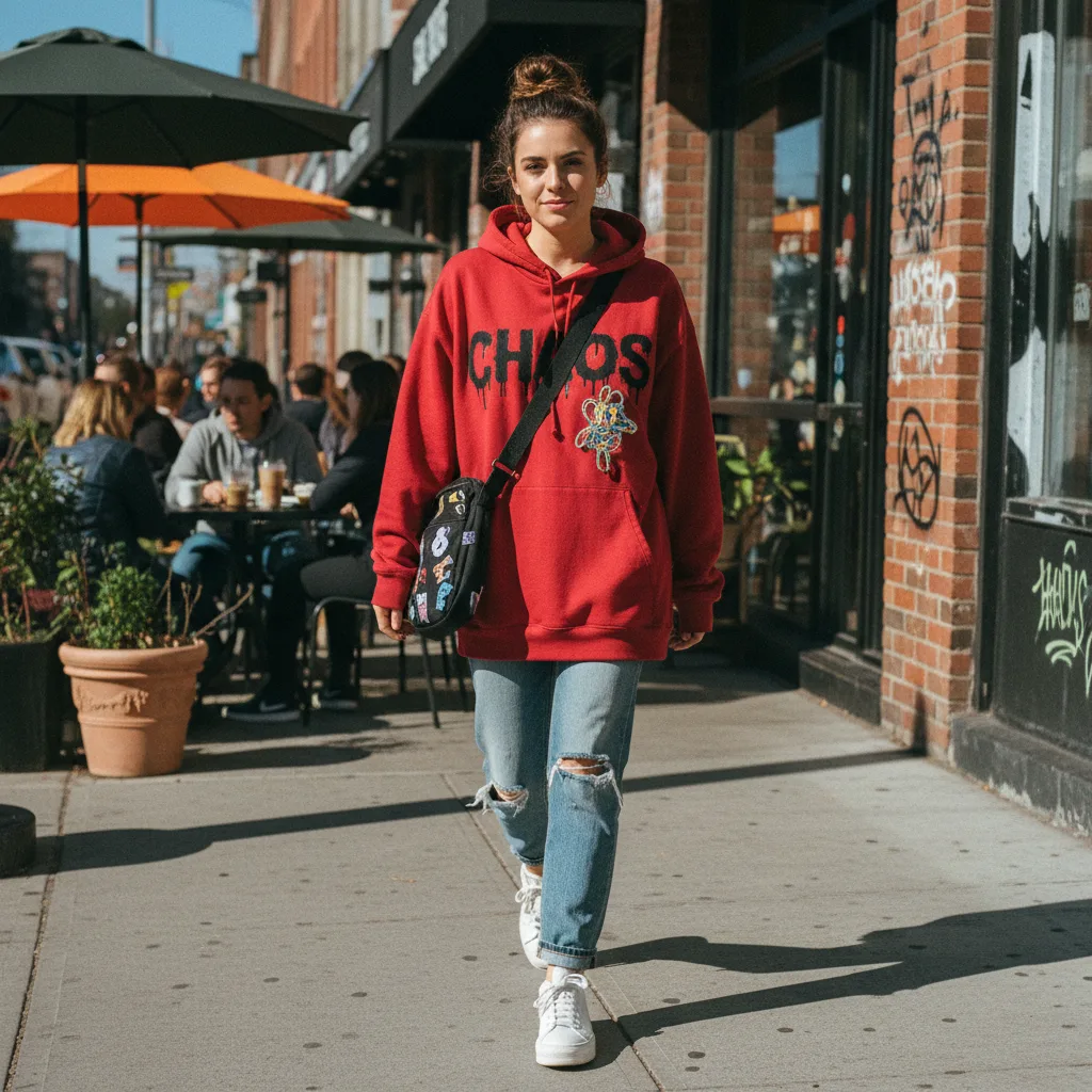 Chaos Hoodie street style