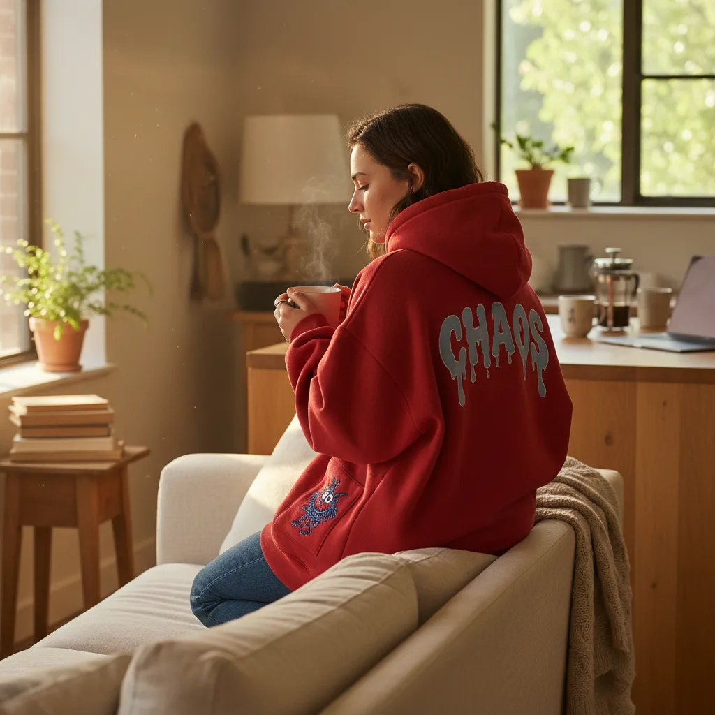 Chaos Hoodie lifestyle