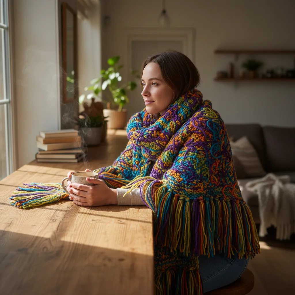 Chaos Scarf lifestyle