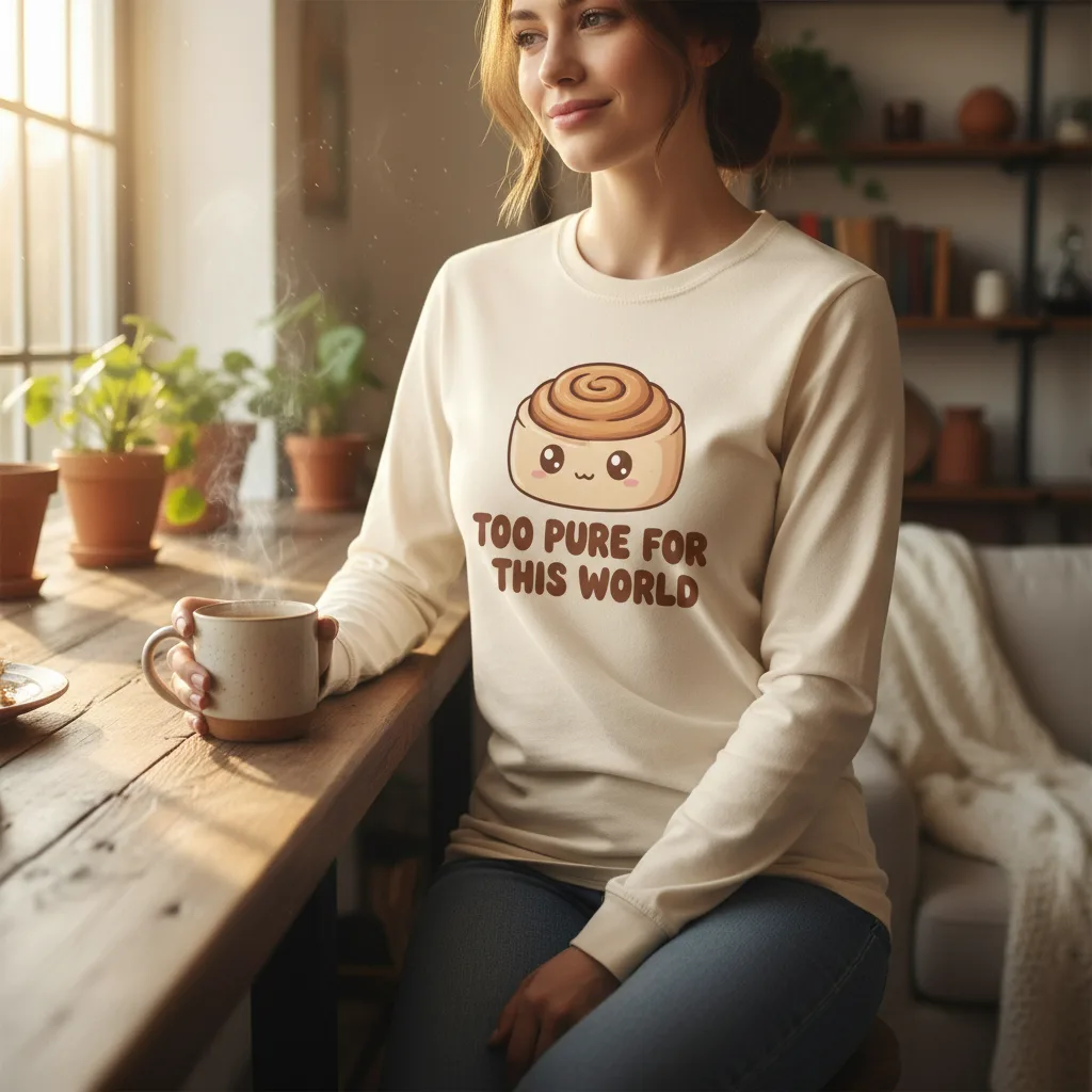 Cinnamon Roll Tee lifestyle