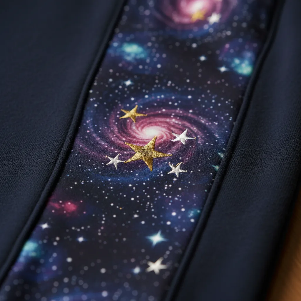 Cosmic Sweats detail close-up