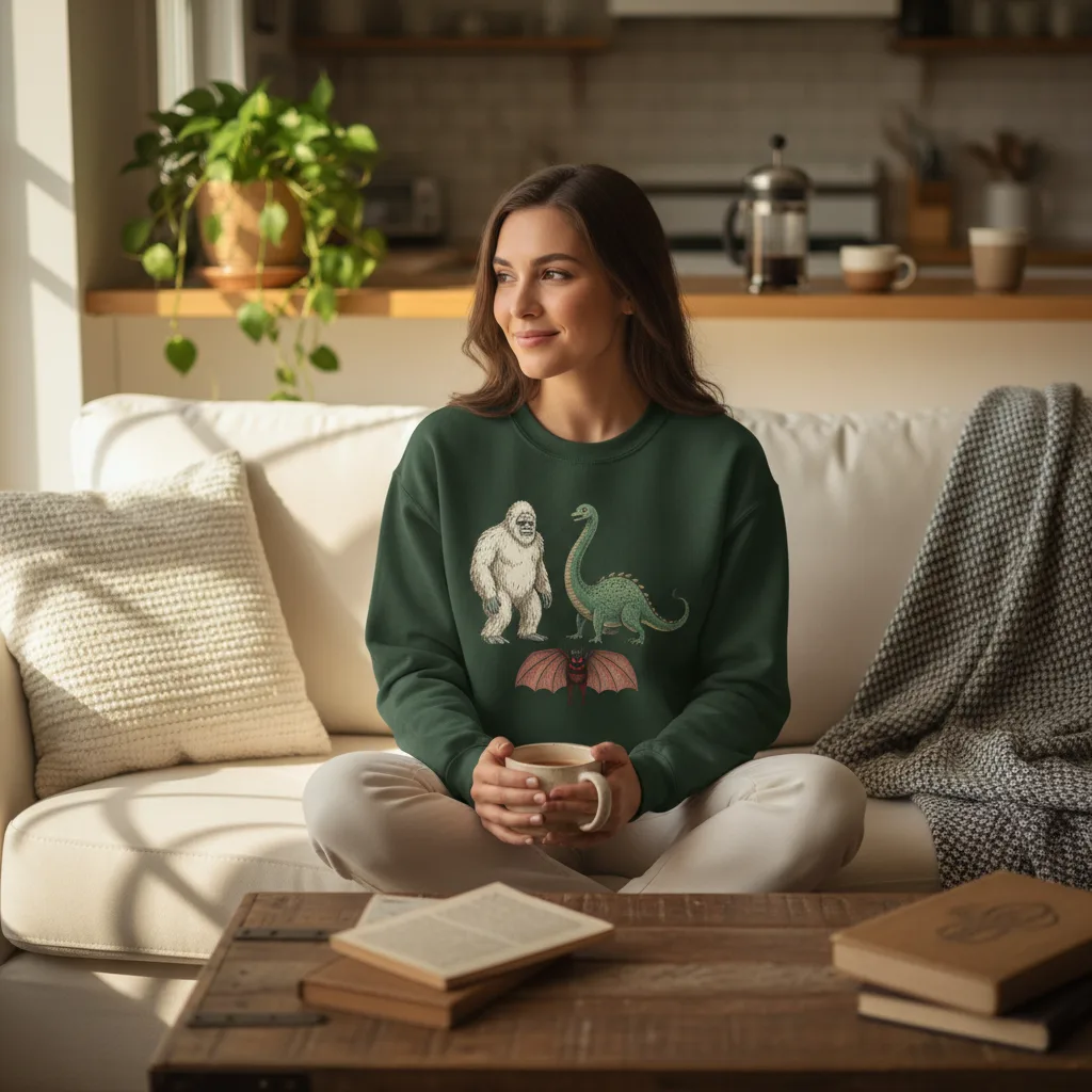 Cryptid Crewneck lifestyle