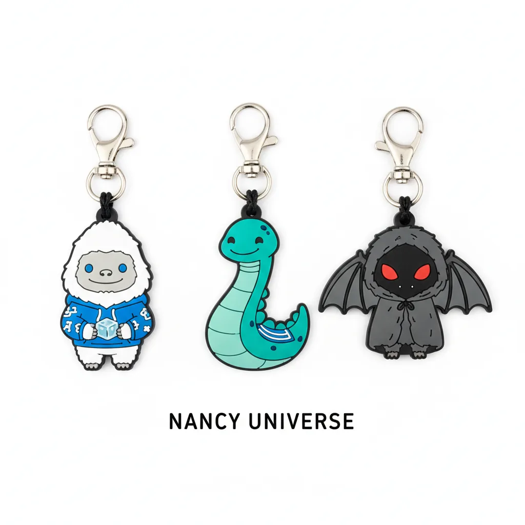 Cryptid Keychain Set