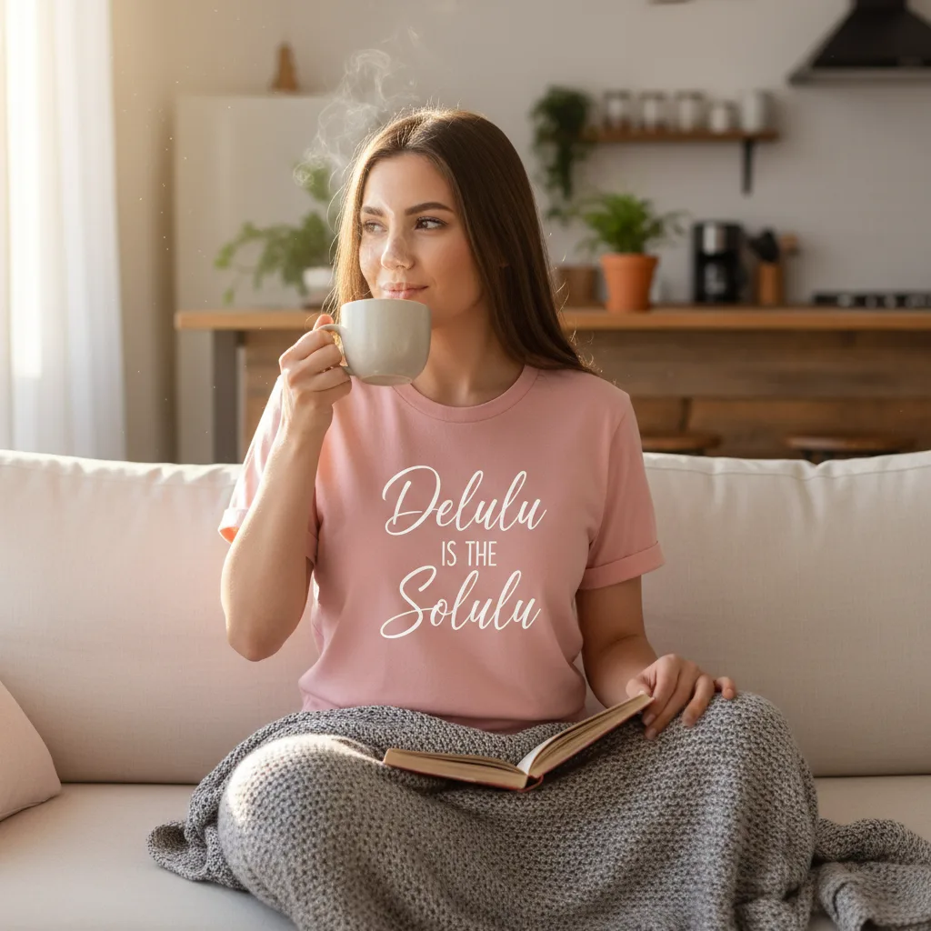 Delulu Manifesting Tee lifestyle