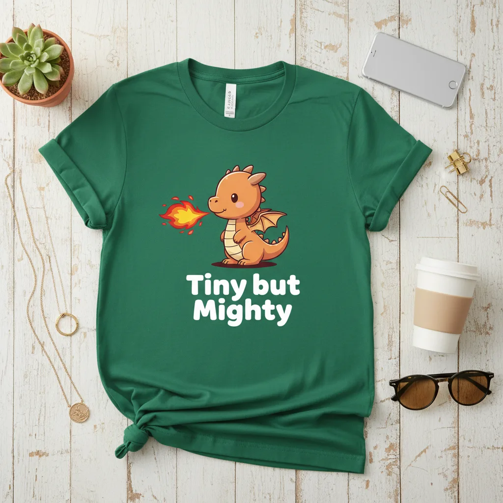 Dragon Energy Tee flat lay