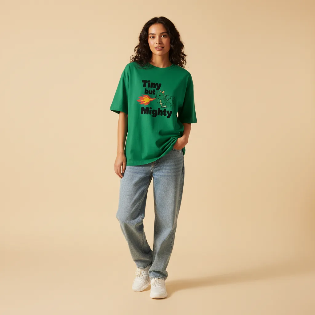 Dragon Energy Tee on model