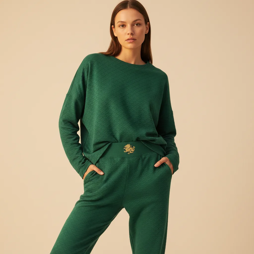 Dragon Scale Leggings on model