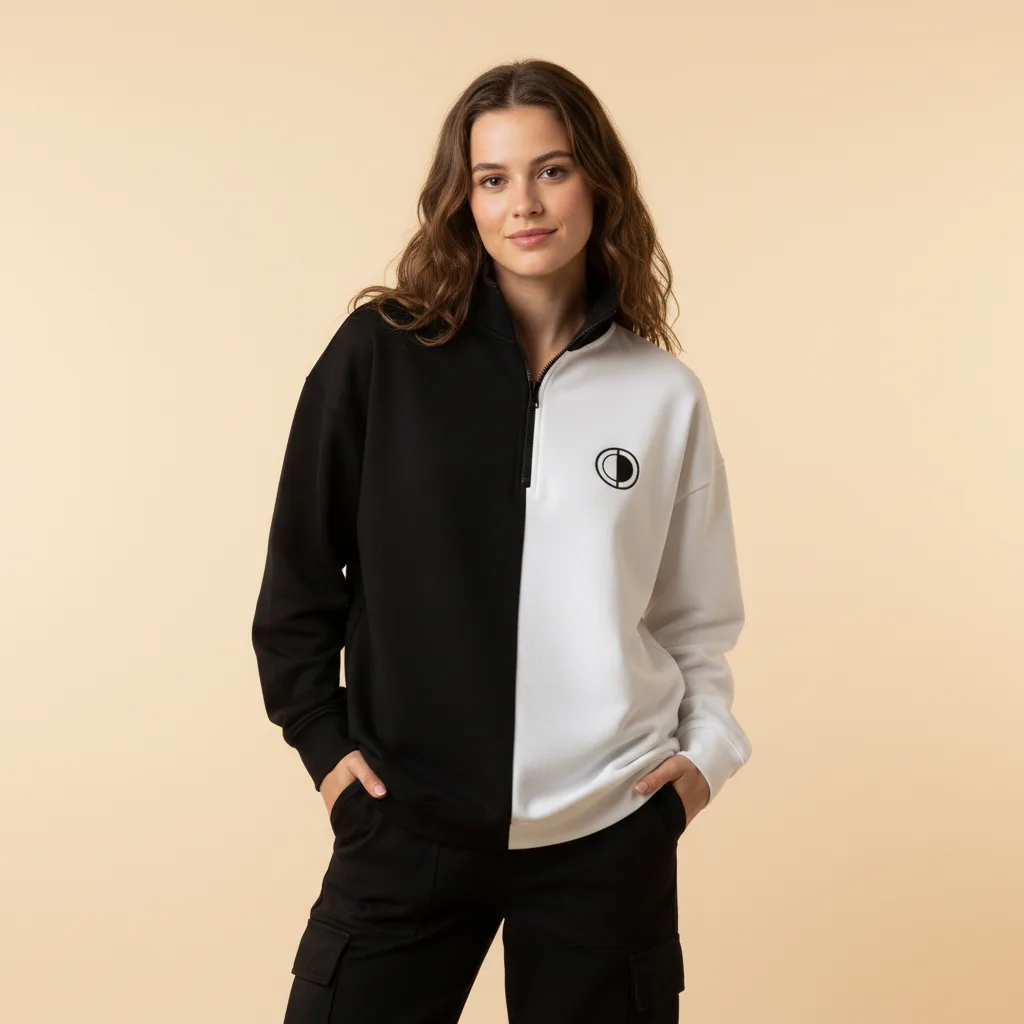 Eclipse Half-Zip on model