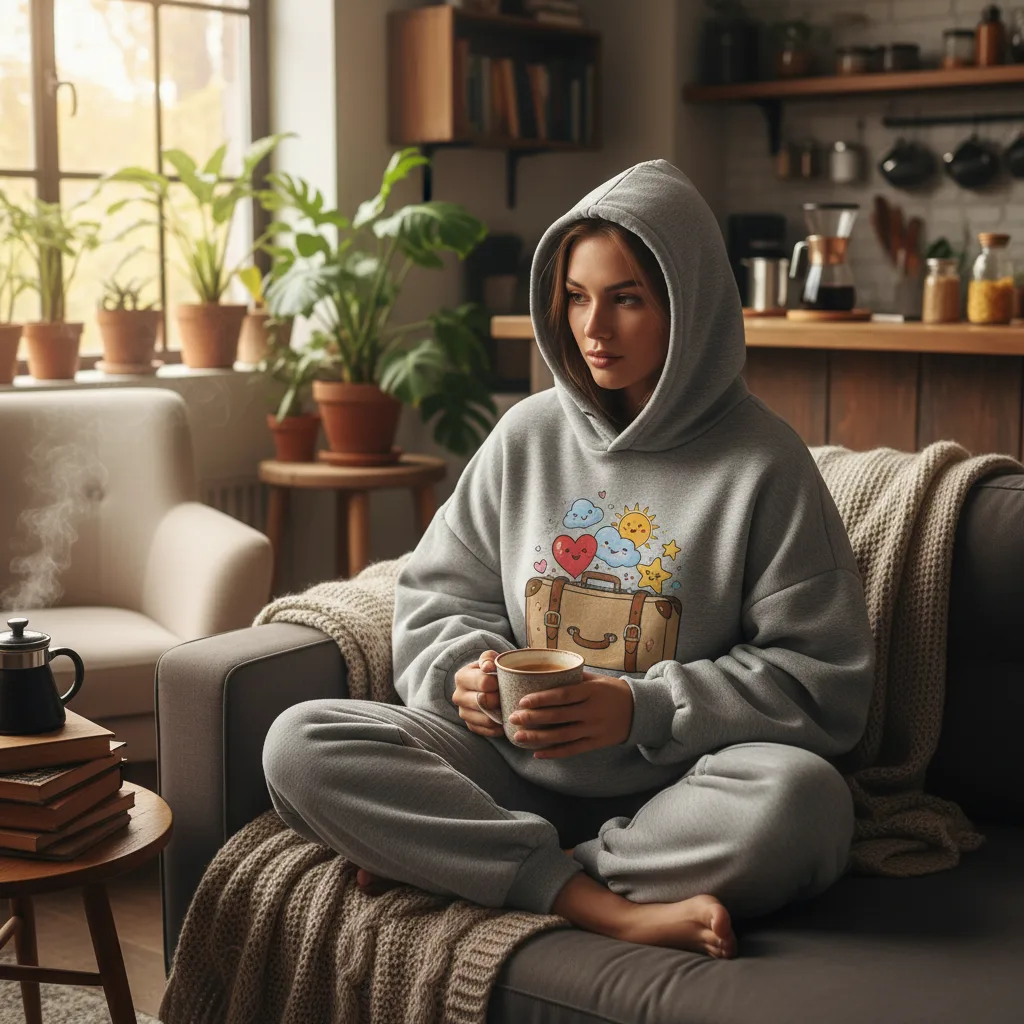 Emotional Baggage Hoodie lifestyle