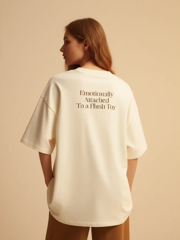 Emotionally Attached Tee on model