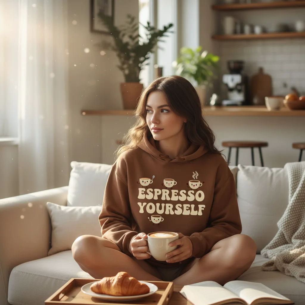 Espresso Yourself Hoodie lifestyle