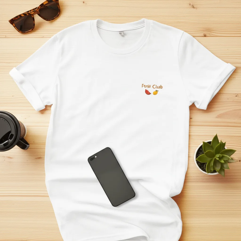 Fruit Club Tee flatlay