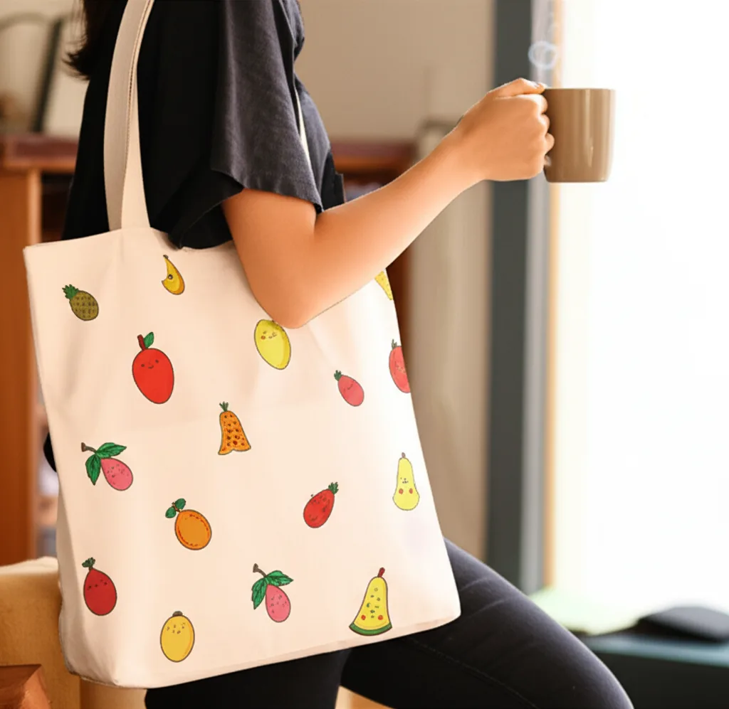 Fruit Tote Bag lifestyle