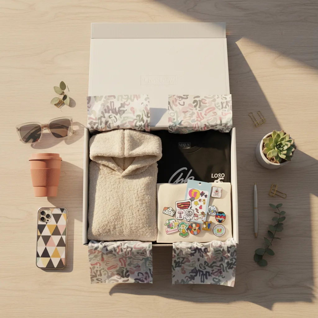 The Full Nancy Box flat lay