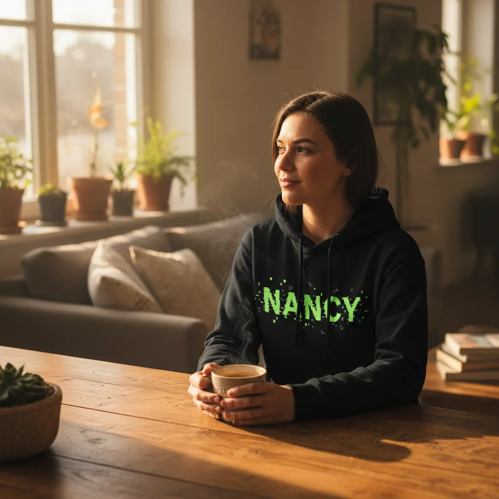 Glitch Hoodie lifestyle