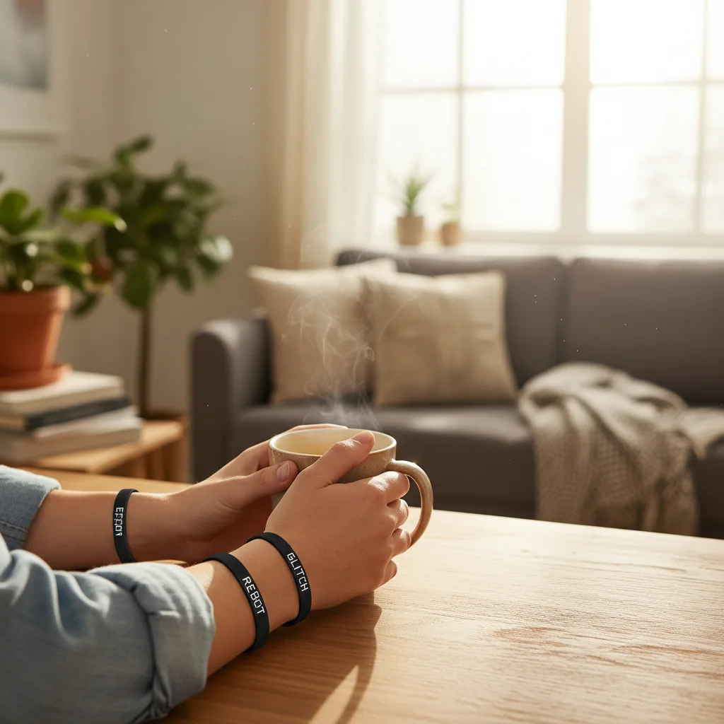 Glitch Wristband Set lifestyle