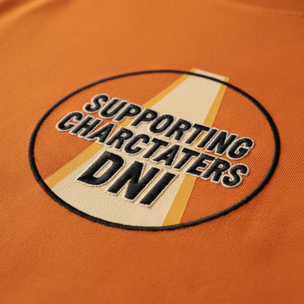 Main Character Tee detail close-up