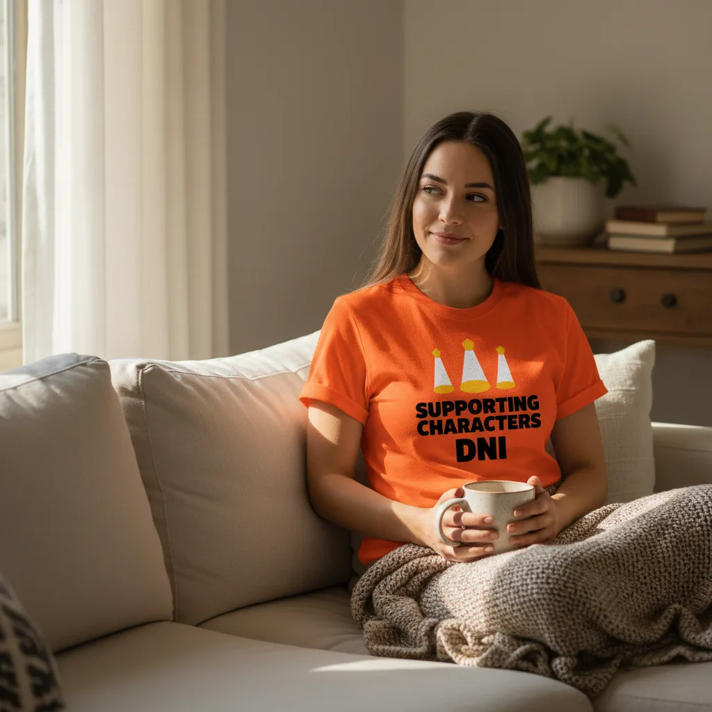 Main Character Tee lifestyle