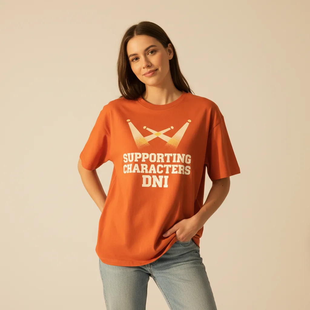 Main Character Tee on model