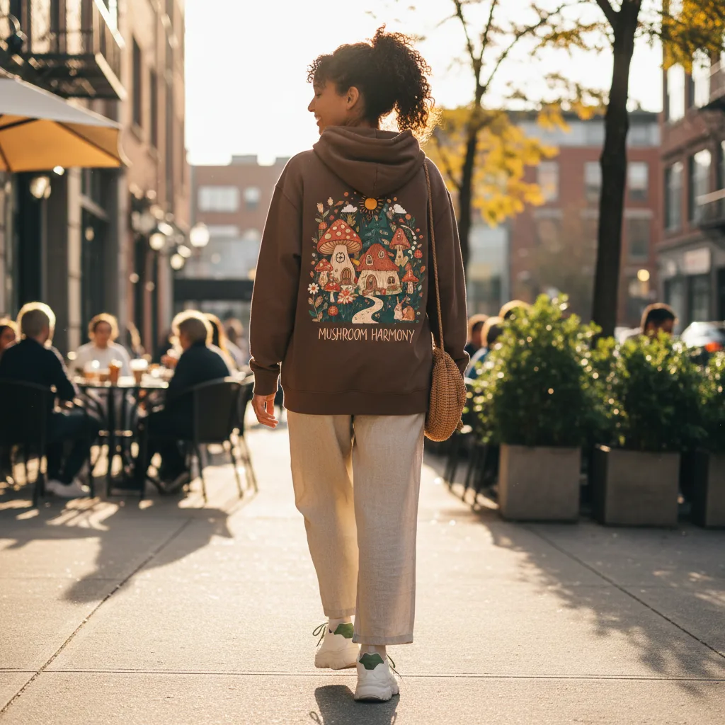 Mushroom Hoodie street style