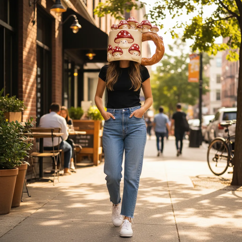 Mushroom Mug street style