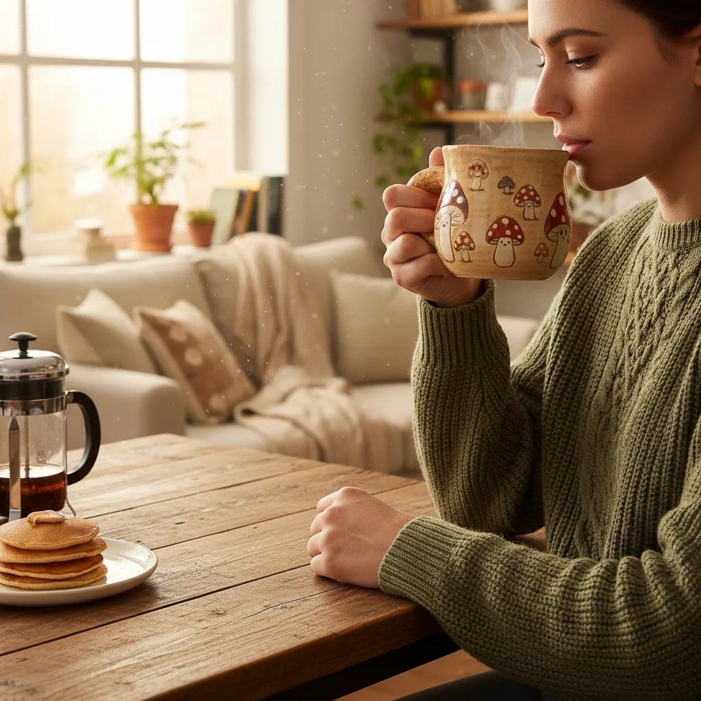 Mushroom Mug lifestyle