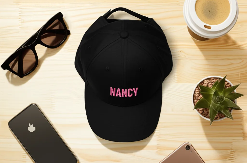 Nancy Logo Cap flatlay