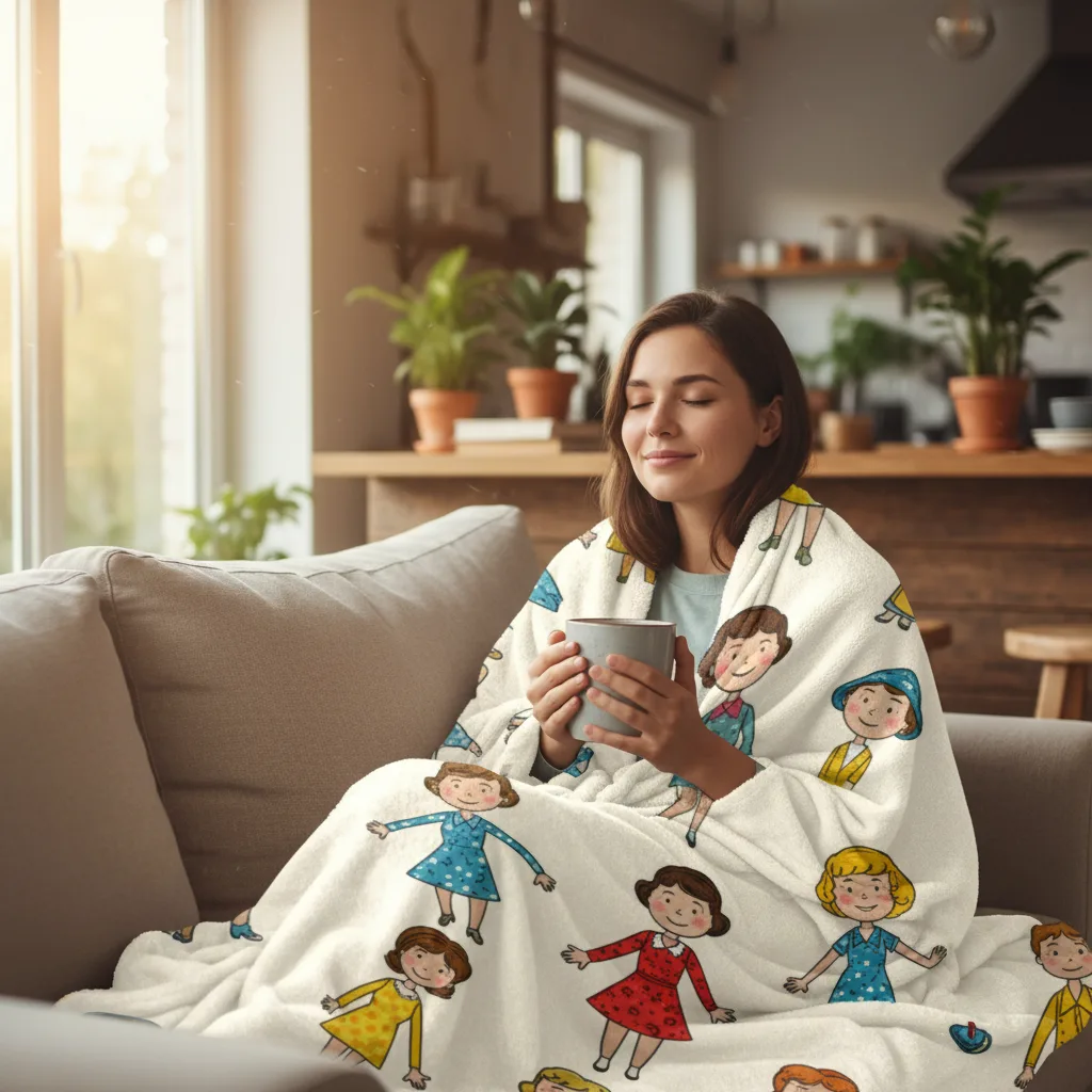 Nancy Throw Blanket lifestyle