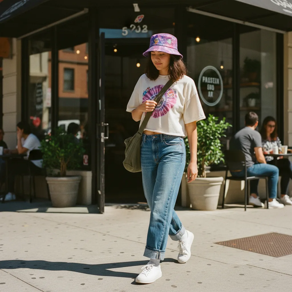 Nebula Bucket Hat street style