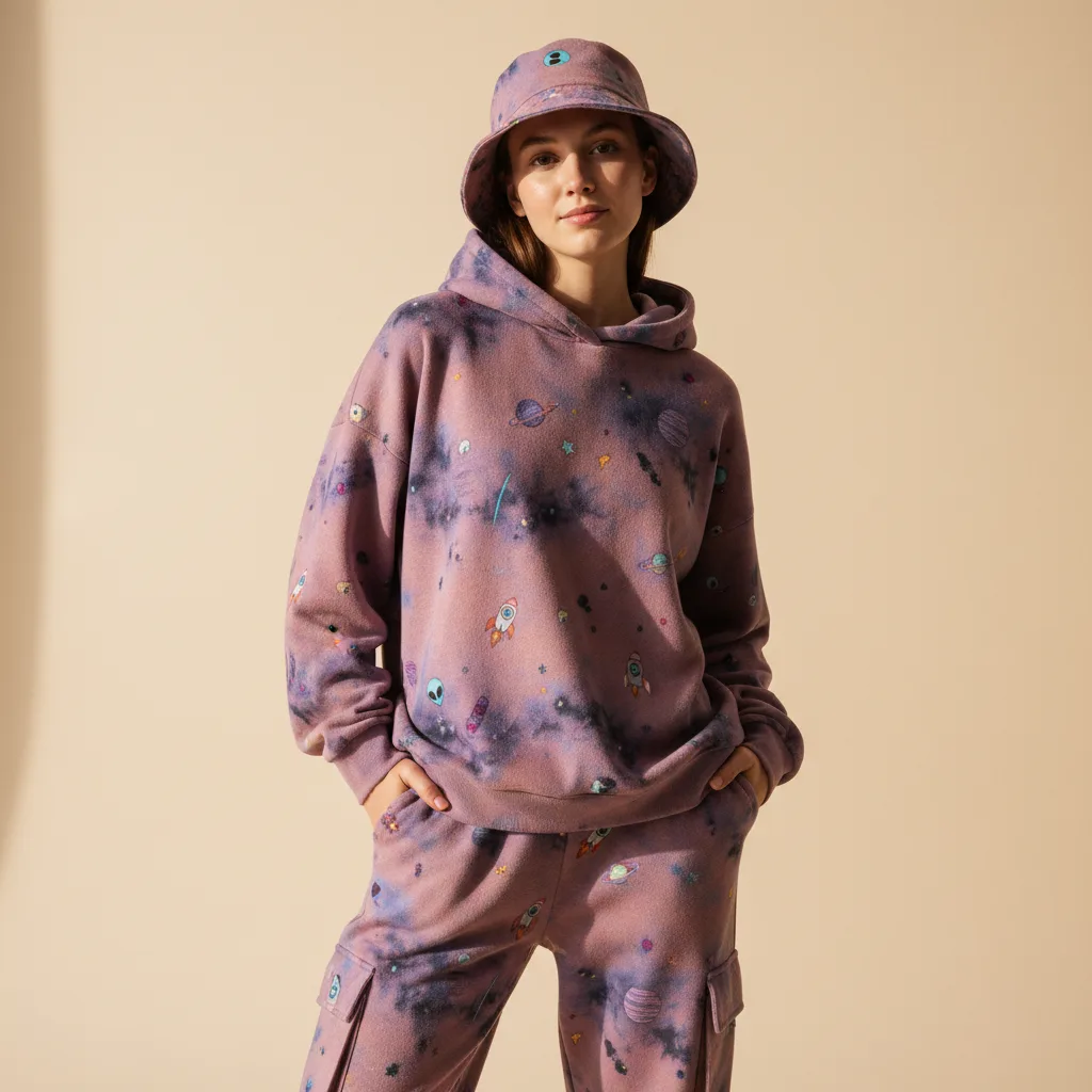 Nebula Bucket Hat on model