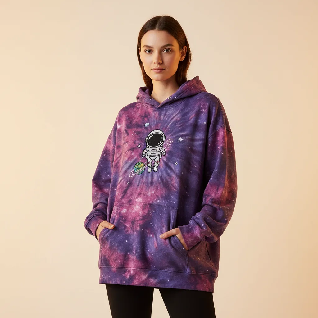 Nebula Hoodie on model