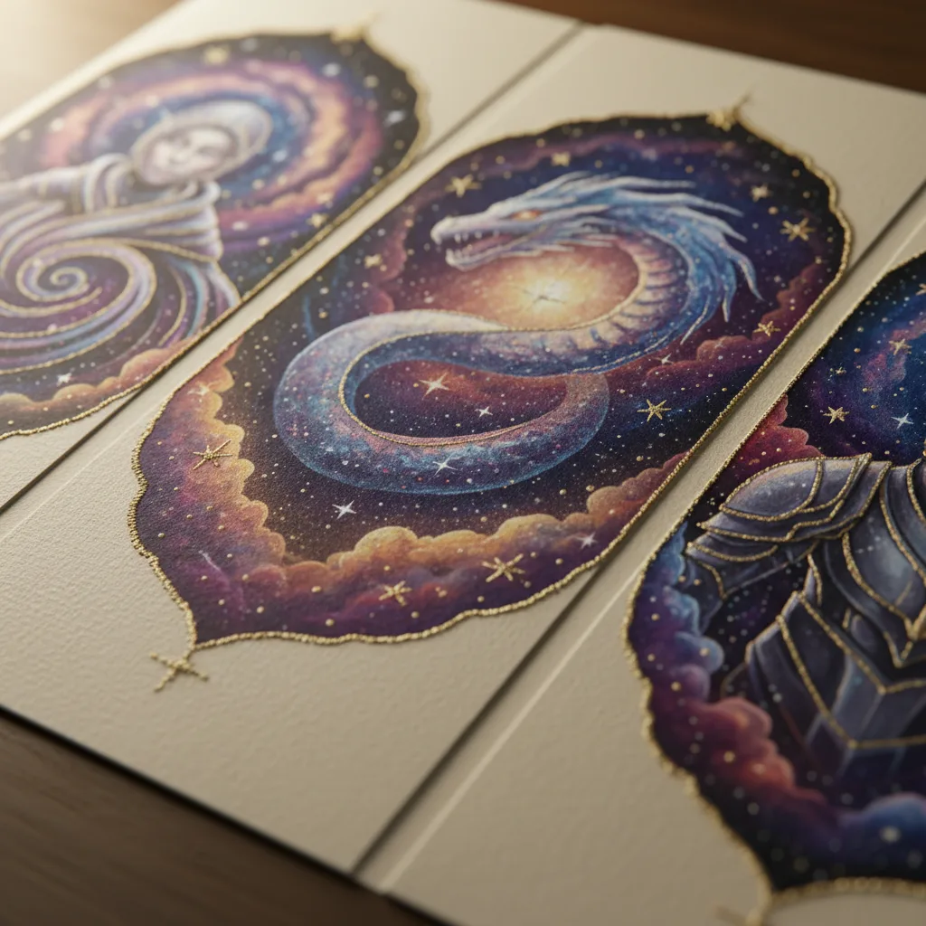 Nebula Poster Set detail close-up