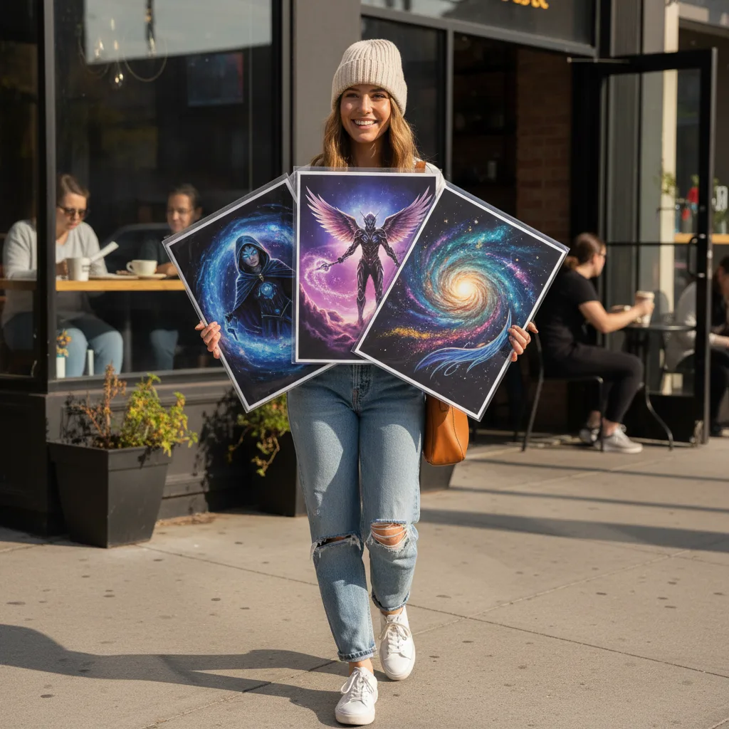 Nebula Poster Set street style