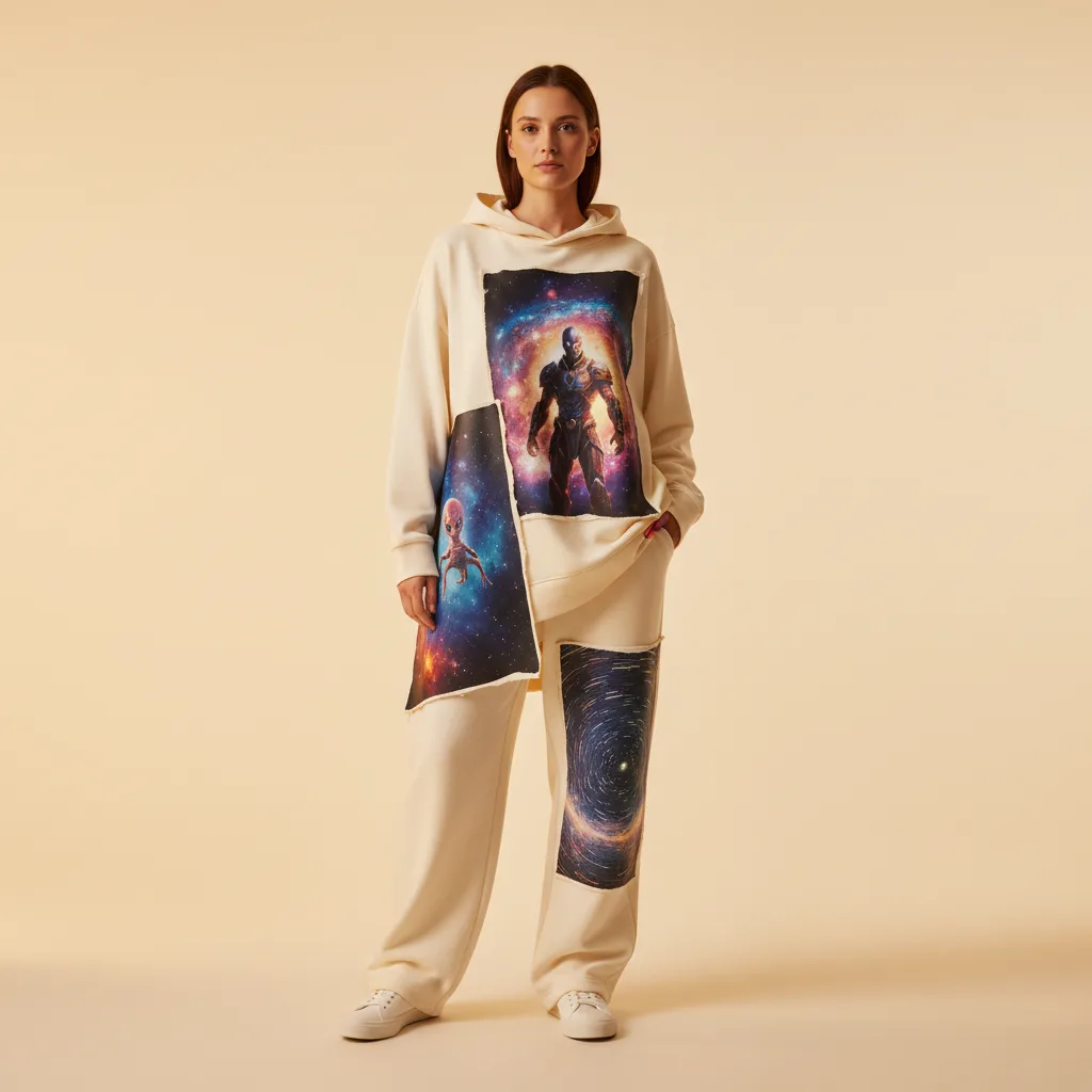 Nebula Poster Set on model