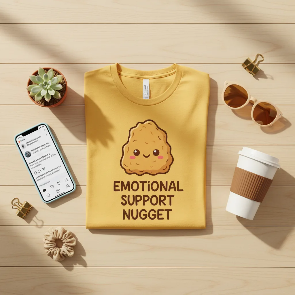 Nugget Appreciation Tee flat lay