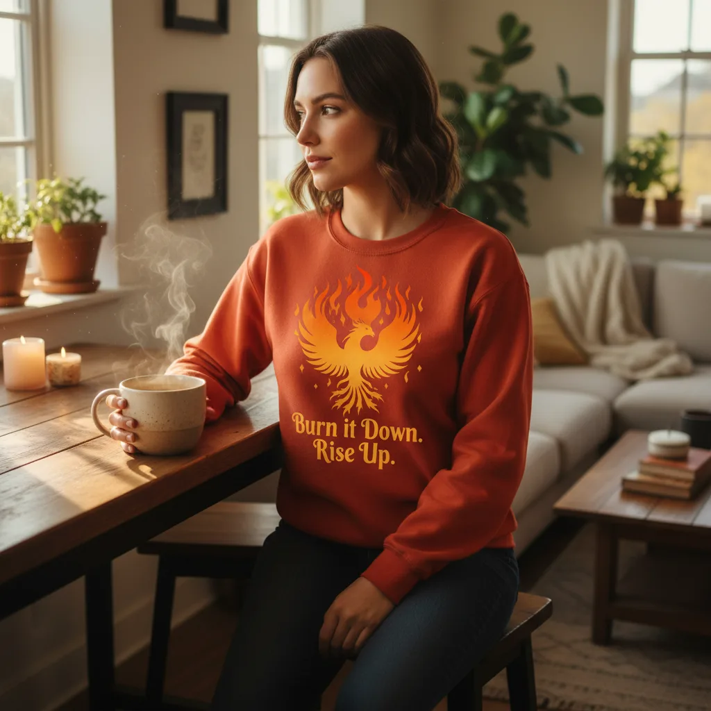 Phoenix Rising Crewneck lifestyle