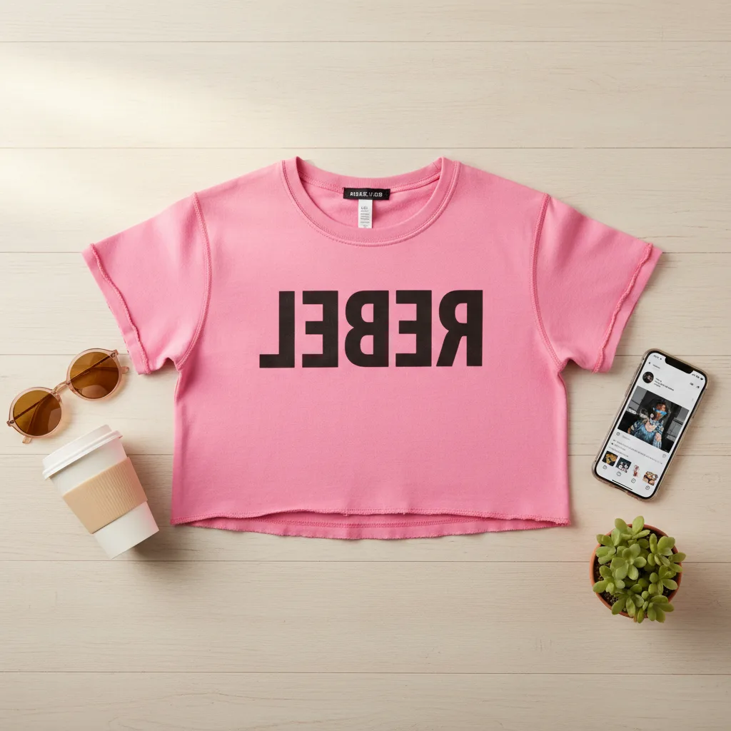 Reverse Crop flat lay